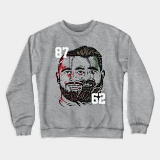 Jason Kelce & Travis Kelce Face Crewneck Sweatshirt